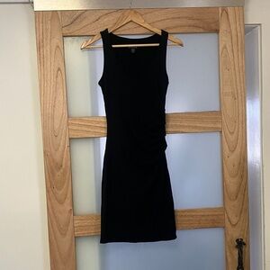 Athleta XS cotton black dress
